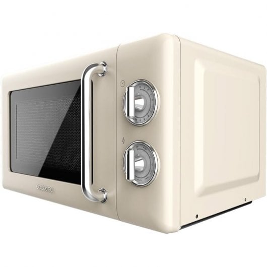 Cecotec ProClean 3110 Micro-ondes Rétro avec Grill 20L 700W Beige
