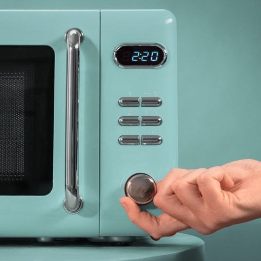 Cecotec ProClean 5110 Retro Microondas con Grill 20L 700W Azul