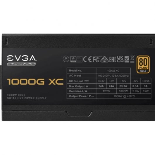 EVGA SuperNOVA 1000G XC 1000W 80 Plus Gold completamente modulare