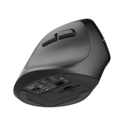 Mouse verticale wireless per mancini Natec Crake 2 2400 DPI nero