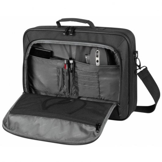Natec Boxer Lite Aktentasche für Laptops bis 15,6 Zoll, Schwarz