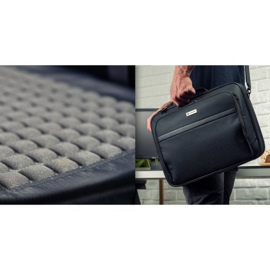Natec Boxer Lite Aktentasche für Laptops bis 15,6 Zoll, Schwarz