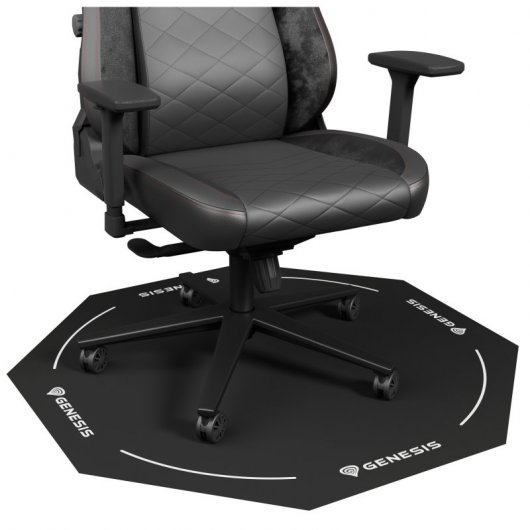 Genesis Tellur 400 Octagon Logo Alfombra Octogonal para Silla 100 cm