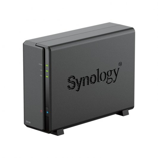 Synology DiskStation DS124 NAS 1GB RAM + 1x Disco Duro 10TB WD Red Plus