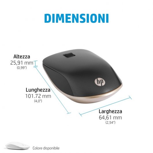 HP Mouse Bluetooth 410 Slim bianco