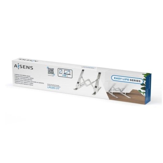Aisens LPS3M-177 Laptop/Tablet Ständer bis 15" Silber