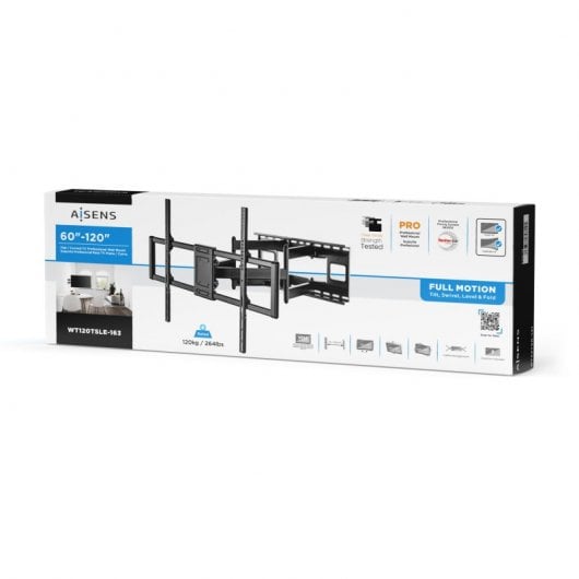 Aisens Monitor/TV Ständer bis 120kg von 60-120 Schwarz