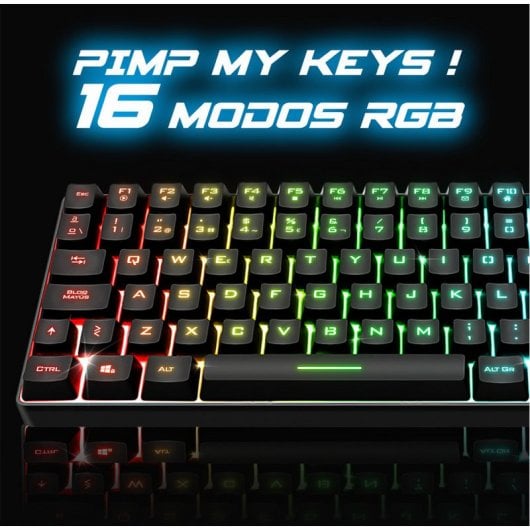 Spirit of Gamer Elite K70 RGB Teclado Gaming Sem Fios