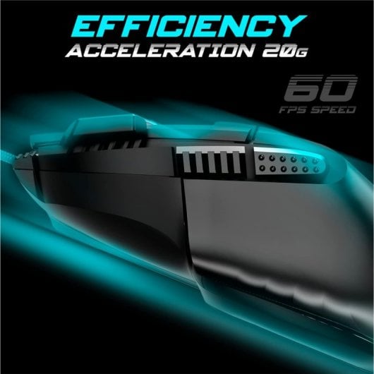 Spirit of Gamer Pro M5 RGB Ratón Gaming 12800DPI Negro