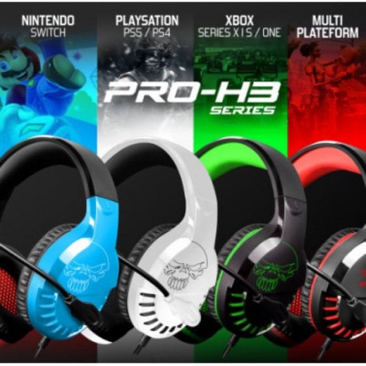 Cuffie da gioco multipiattaforma Spirit of Gamer Pro-H3 Rosse