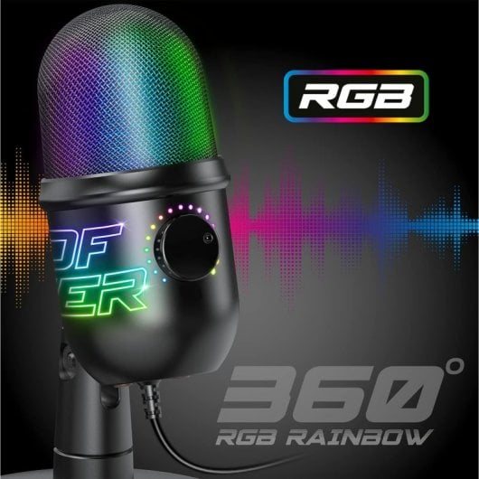 Spirit of Gamer Eko 400 Micrófono Gaming RGB Profesional
