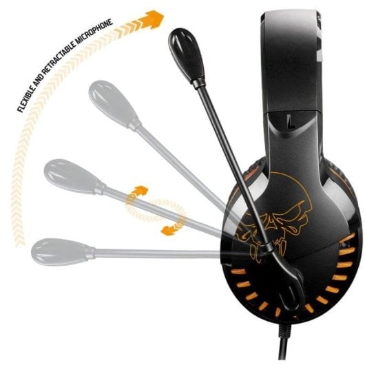 Auriculares Spirit of Gamer PRO-H3 con cable jack 3,5 mm Gaming Negro Naranja