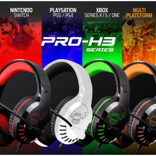 Auriculares Spirit of Gamer PRO-H3 con cable jack 3,5 mm Gaming Negro Naranja