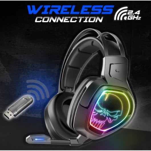 Spirit of Gamer Xpert-H1300 Cuffie da gioco wireless RGB 7.1 PC/PS4/PS5/Switch/Lite