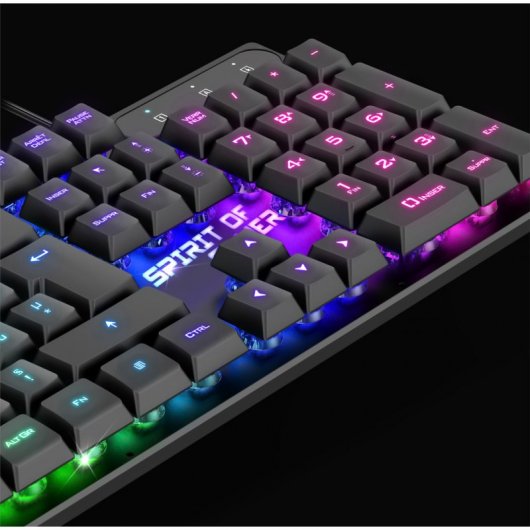 Spirit of Gamer Pro K1 Teclado Gaming RGB Negro