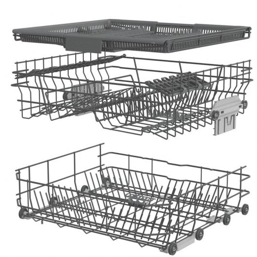Hisense HV643D60 Einbaugeschirrspüler Kapazität 16 Maßgedecke D