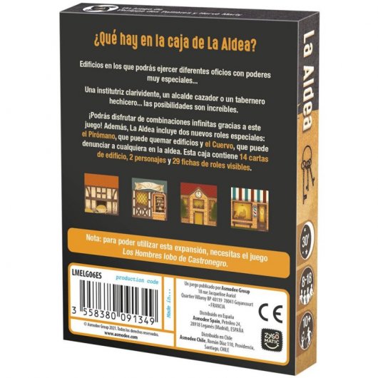 Asmodee I Lupi Mannari di Castronegro: Il Villaggio Espansione Gioco di Carte