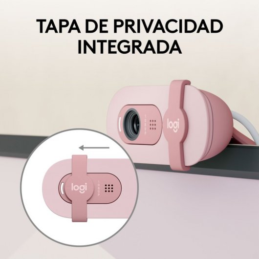 Logitech Brio 100 Webcam FullHD Rosa