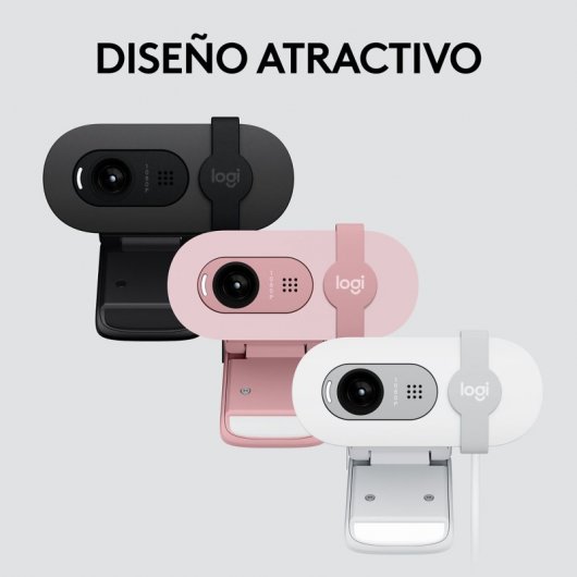 Logitech Brio 100 webcam 2 MP 1920 x 1080 Pixel USB Rosa