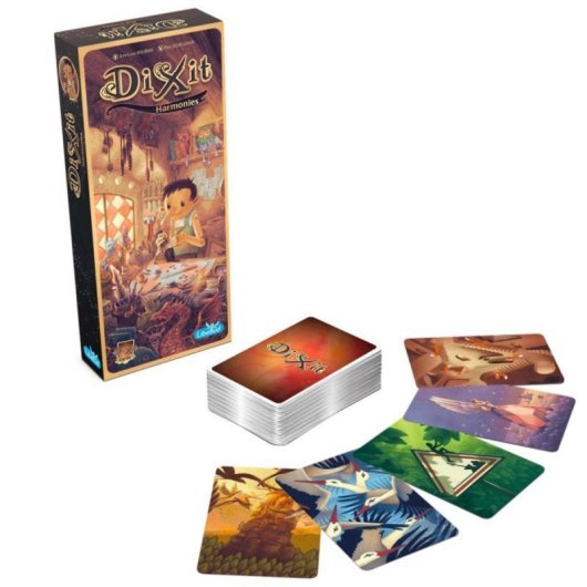 Expansão Dixit Harmonies 84 Cartas Ilustradas Multilíngue para 3-8 Jogadores