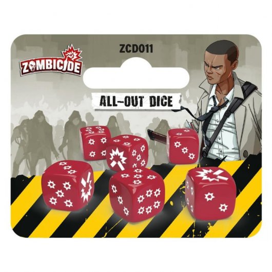 Asmodee Zombicide 2e: gioco da tavolo di espansione di dadi a tutto campo