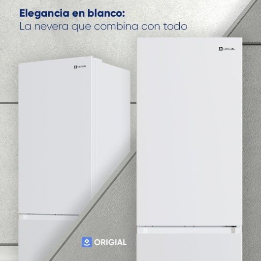 Origial Cool&Freeze 185 Essential White Frigorífico Combi Total No Frost E Blanco