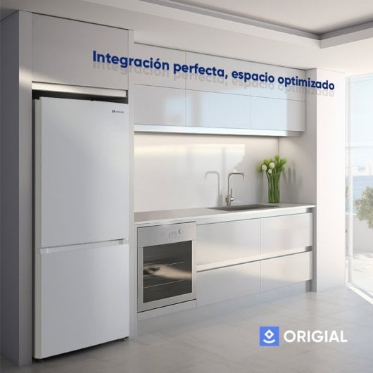 Origial Cool&Freeze 185 Essential White Frigorífico Combi Total No Frost E Blanco