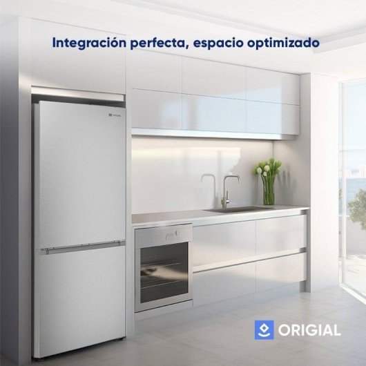 Origial Cool&Freeze 185 Essential Inox Frigorífico Combi Total No Frost E Acero Inoxidable