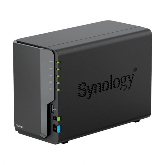 Synology DiskStation DS224+ NAS 2GB RAM + 2x Discos Duros 10TB Seagate IronWolf