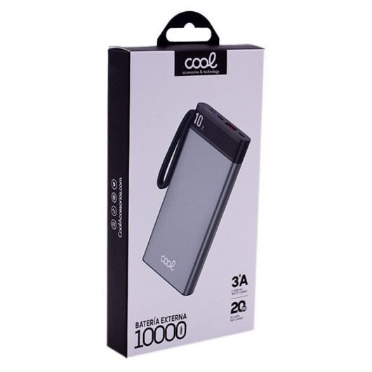 Cool Battery Powerbank 10.000 mAh 3A / 20W PD Silber