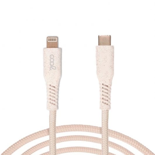 Câble Cool ECO USB Type-C vers Lightning 1,5 m Rose