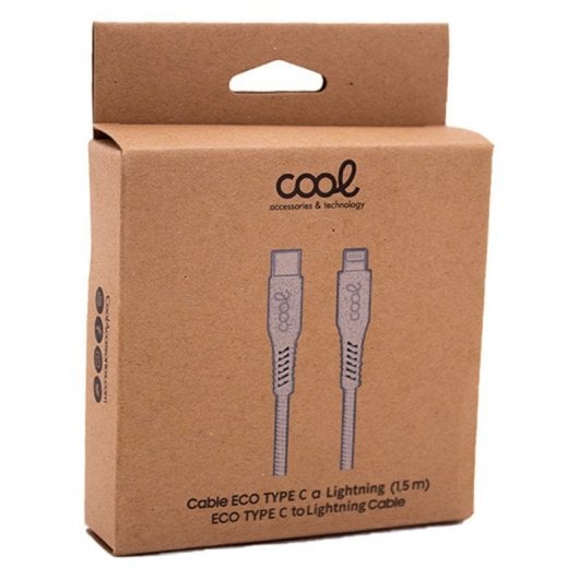 Câble Cool ECO USB Type-C vers Lightning 1,5 m Rose