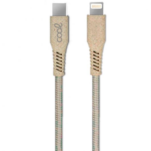 Câble Cool ECO USB Type-C vers Lightning 1,5 m Rose
