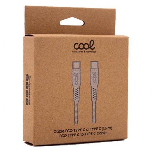 Cool ECO USB Typ-C auf Typ-C Kabel 1,5m Rosa