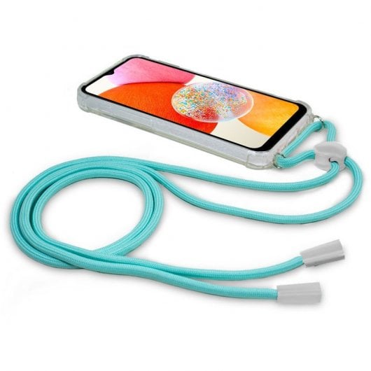 Cool Carcasa Cordón Celeste para Samsung Galaxy A14/A14 5G