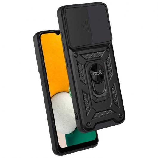 Cool Carcasa Hard Ring Negra para Samsung Galaxy A13 5G/A04s