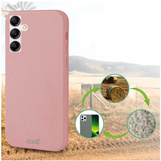 Cool Carcasa Eco Biodegradable Rosa para Samsung Galaxy A14/A14 5G