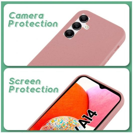 Cool Carcasa Eco Biodegradable Rosa para Samsung Galaxy A14/A14 5G