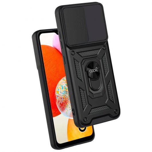 Cool Carcasa Hard Ring Negra para Samsung Galaxy A14/A14 5G