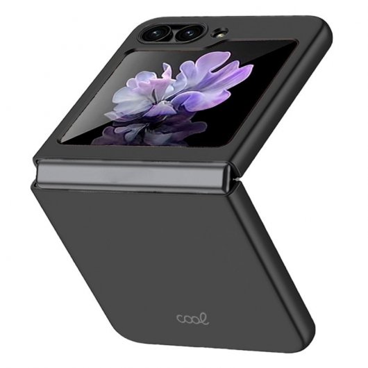 Cool Carcasa Cover Plegable Negra para Samsung Galaxy Z Flip 5