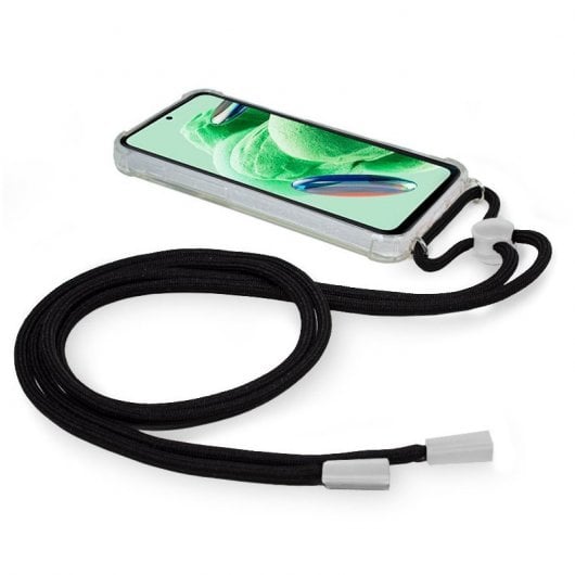 Cool Carcasa Cordón Negro para Xiaomi Redmi Note 12 5G/Poco X5 5G