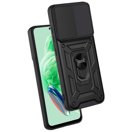 Cool Carcasa Hard Ring Negra para Xiaomi Redmi Note 12 5G/Poco X5 5G