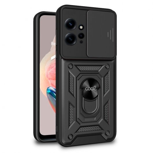 Cool Carcasa Hard Ring Negra para Xiaomi Redmi Note 12