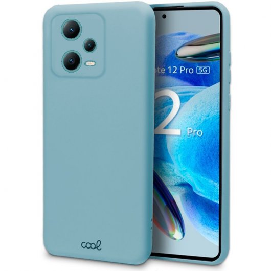 Cool Carcasa Cover Celeste para Xiaomi Redmi Note 12 Pro 5G