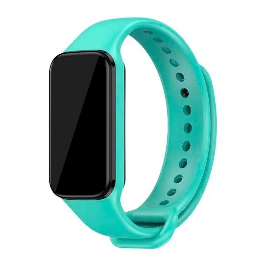 Cinturino liscio color menta per Xiaomi Redmi Smart Band 2