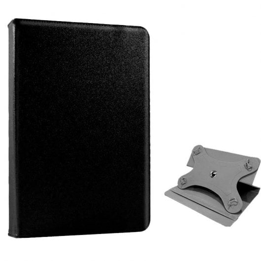 Cool Funda Liso Negro Giratoria para Ebook/Tablet 8"
