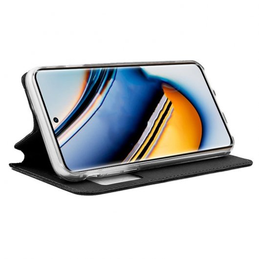 Coole glatte schwarze Flip-Cover-Hülle für Realme 11 Pro 5G /11 Pro Plus 5G