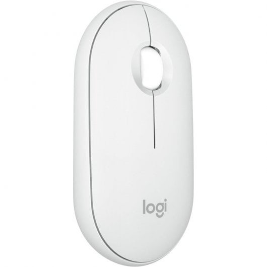 Mouse wireless Logitech Pebble Mouse 2 M350s Bianco 4000 DPI