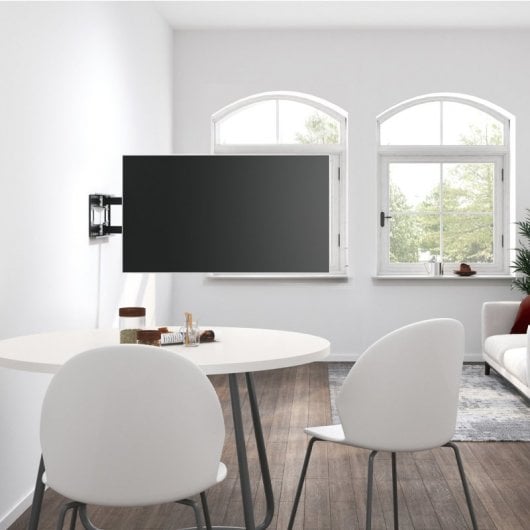 Aisens WT80TSLE-161 Suporte Pro Giratório, Inclinável e Nivelável para Monitor/TV até 50kg de 43-80 Preto