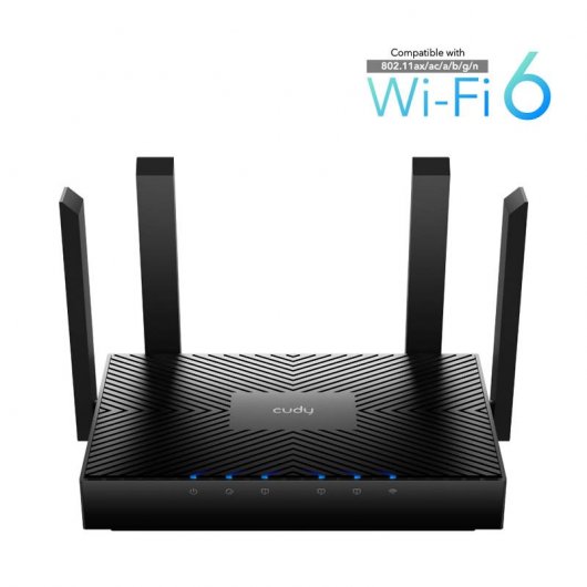 Cudy WR3000 router wireless Gigabit Ethernet Dual-band (2.4 GHz/5 GHz) Nero